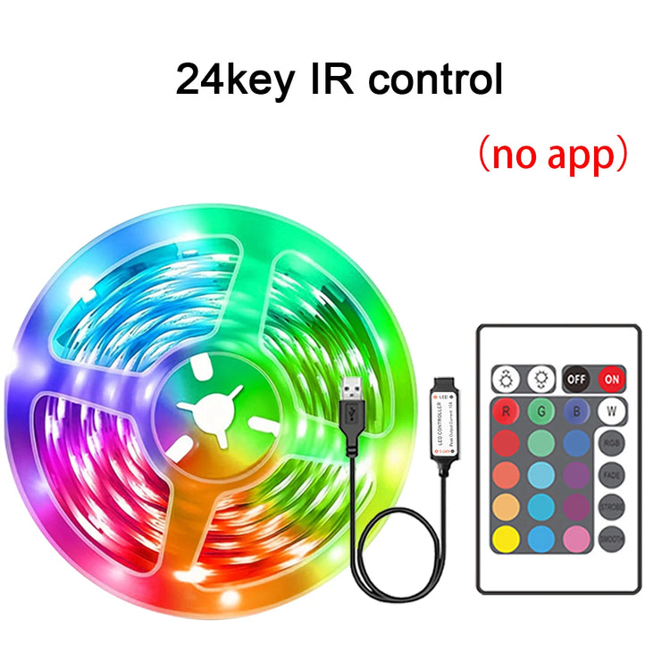RGB Led Strip Lights 5m 10m 20m 30m Led Room Light with APP Control Fl ...